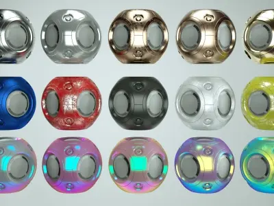 Octane Render Pack 15 Realistic Materials Texture