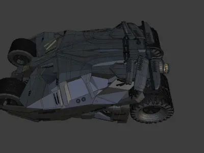 Batmobile Tumbler  3D print model