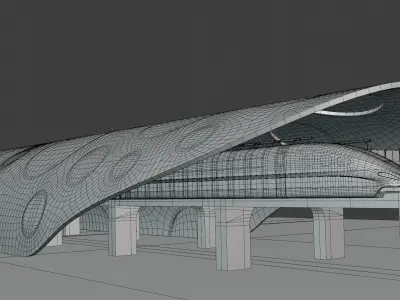 Maglev station 2023 II 3D model
