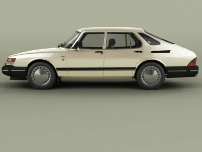 SAAB 900 5-door 3D model