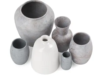 Ceramic Vases 3D model buy