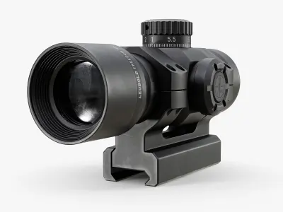 LEUBOLD RDS Weapon Sight Low-poly 3D model