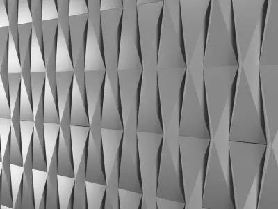 Decorative 3D panel Butterfly 3D model