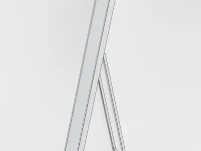 Floor Mirror Low-poly 3D model