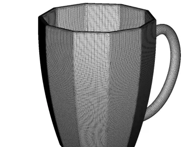 Premium Decagonal Tumbler 3D print model