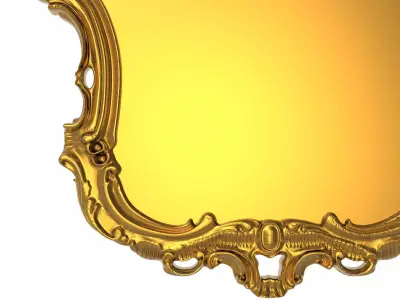 carved frame 3D model 53