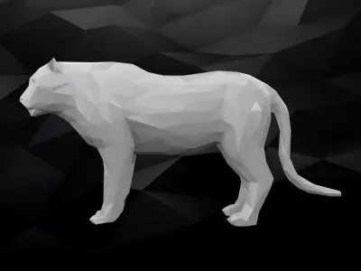 3D Printable Tiger Model 3D print model