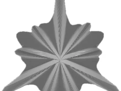 Sri Yantra - 3D Fractal Geometry  Free low-poly 3D model