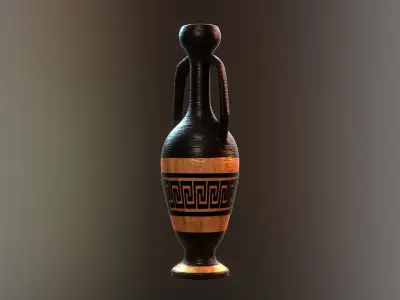 Ancient Greek Pot 3 Low-poly 3D model