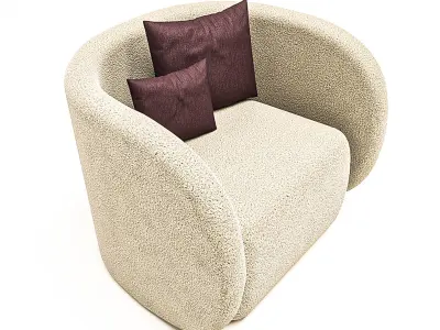 Pure Chair Low-poly 3D model