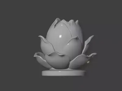 White Lotus Seat  3D print model