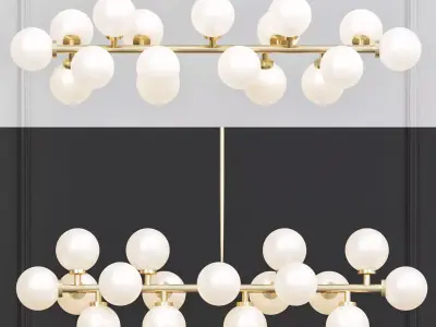 Bubble Stik Cold Chandelier 3D model