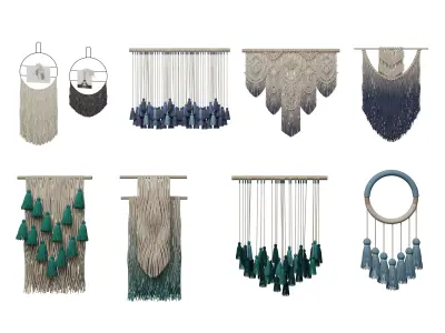 Macrame Decor 3D model