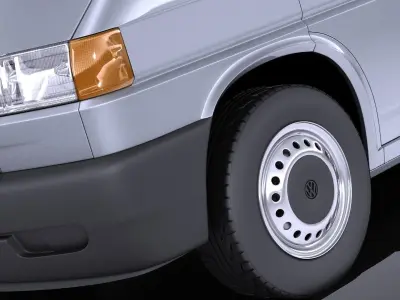 Volkswagen T4 Multivan Eurovan 1990-2003 VRAY 3D model