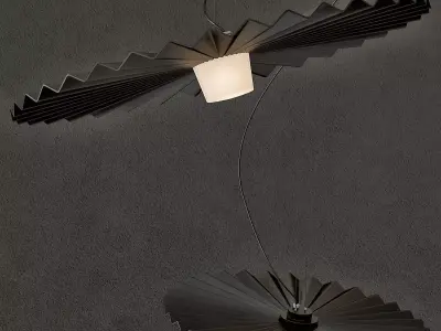 GONZAGA fan pendant lamp 3D model