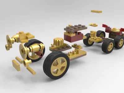 THE PENGUI  ARCTIC ROLLER 3D model