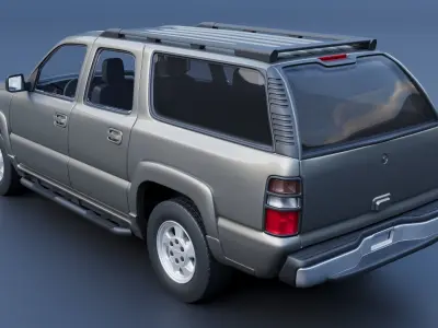 Chevrolet Suburban 2001 3D print model