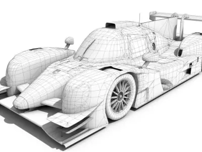 Norma M30 LMP3  Low-poly 3D model