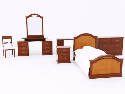 alf la storia bedroom set 3D model