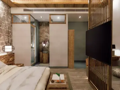 Hotel Room -B1 3D model