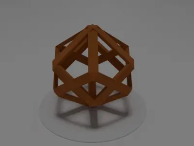 Border-Cube 3D Impression Free 3D print model
