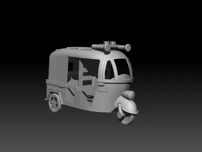 Auto Rickshaw  3D model for 3D printing 3D print model