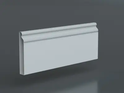 Roman Baseboard Free low-poly 3D model