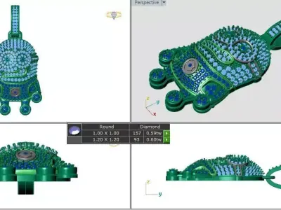 Bright Smile Minion Locket 3D print model 3D print model