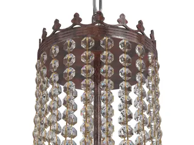 TOCHIC French Empire Crystal Chandelier 3D model