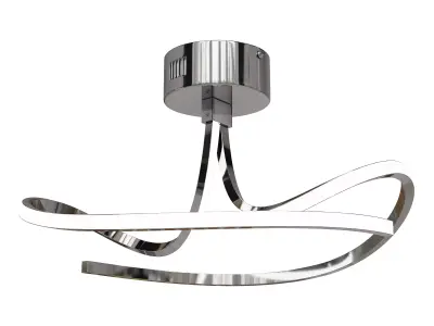 Sculptural Led Flush Fitting Low-poly 3D model