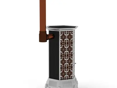 Antique Stove 3D model