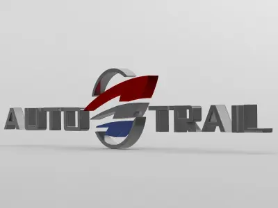 auto trail logo 3D model