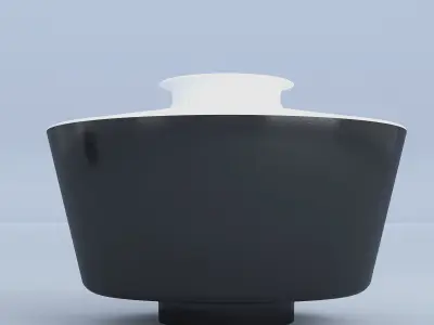 Decor Set White and Black 3D model