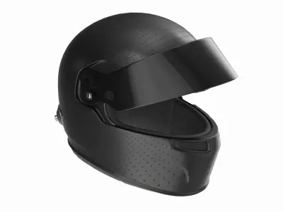 Formula Racing Helmet 3D model