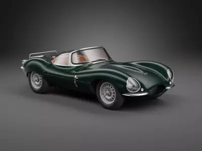 1957 Jaguar XKSS 3D model