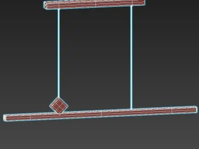 norma led linear pendant light 3D model purchase