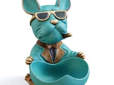 Dog Decor Low-poly 3D model