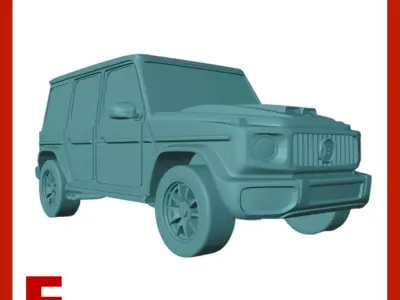 Mercedes Brabus G Class G-Wagon 3D print model