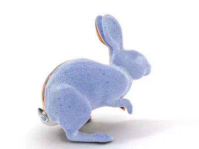 Spotted Hare Wildlife model pack Low-poly 3D model