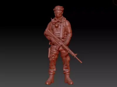Thai soldier 3D print model