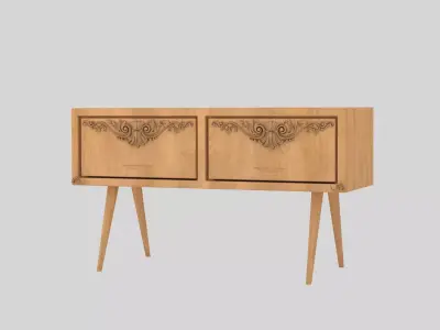 classic table 3D model