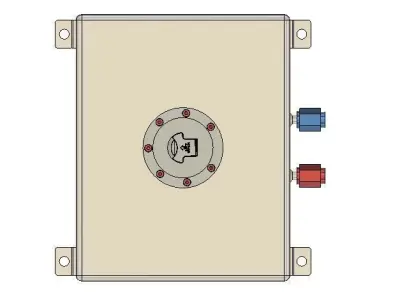 1to10 RC Scale Racing Fuel Tank 3D print model