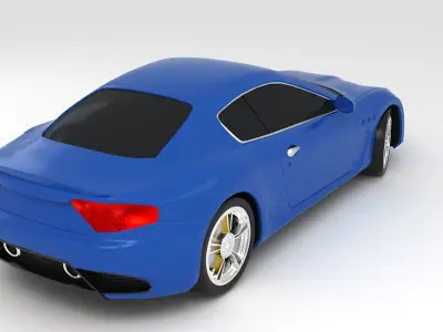 Maserati Gran Turismo 3D model