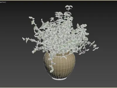 Ceramic plant pot Marioni Lab 3D model