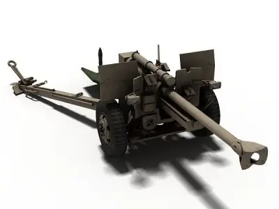tanke machine gun 3D model