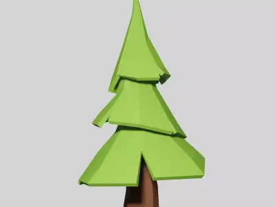 Low poly Tree Free low-poly 3D model purchase