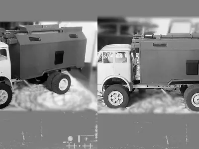 Front and rear car rims printable Car accessories Double Wheels 3D print model