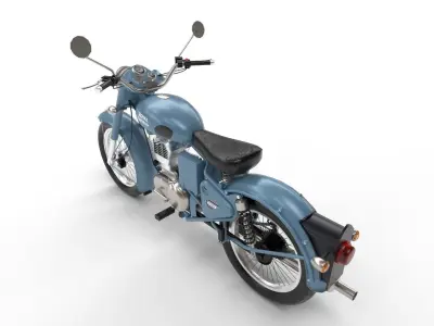 Royal Enfield Classic 350 Low-poly 3D model