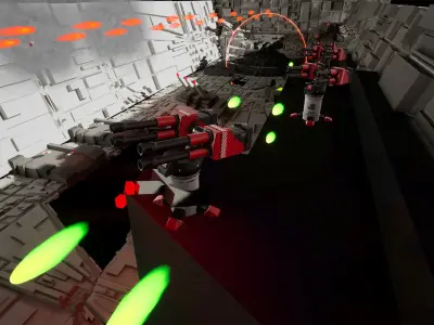 Retro Shooter FX Pack - Unreal Engine 4 Low-poly 3D model