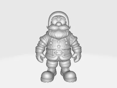 Santa Claus Figure Christmas Decoration Holiday Miniature 3D print model